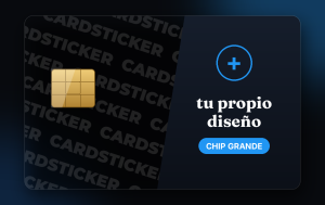 Chip grande – Personalízalo - pegatina para tarjeta