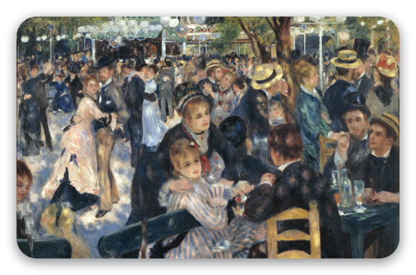 Baile en el Moulin de la Galette