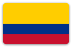 Colombia - pegatina para tarjeta