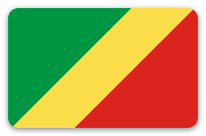 Congo - pegatina para tarjeta