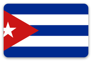 Cuba - pegatina para tarjeta