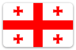 Georgia - pegatina para tarjeta
