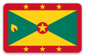 Grenada - pegatina para tarjeta