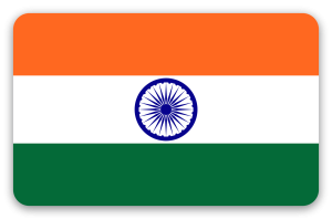 India - pegatina para tarjeta
