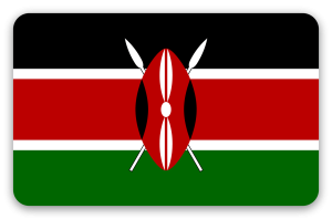 Kenia - pegatina para tarjeta