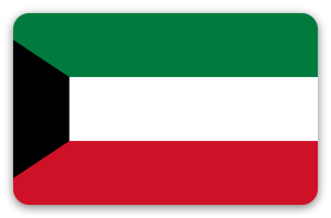 Kuwait - pegatina para tarjeta