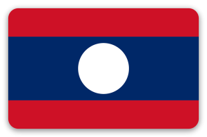 Laos - pegatina para tarjeta