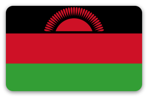 Malawi - pegatina para tarjeta