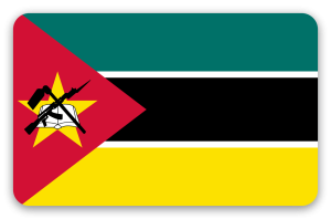 Mozambique - pegatina para tarjeta