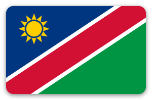 Namibia - pegatina para tarjeta
