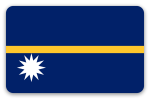 Nauru - pegatina para tarjeta