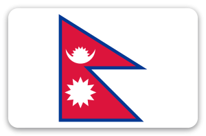 Nepal - pegatina para tarjeta