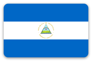 Nicaragua - pegatina para tarjeta