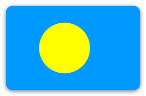Palau - pegatina para tarjeta