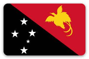 Papúa Nueva Guinea - pegatina para tarjeta
