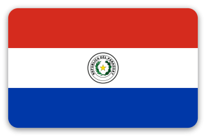 Paraguay - pegatina para tarjeta