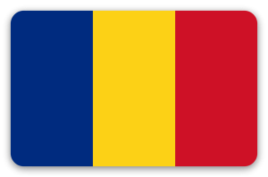 Rumania - pegatina para tarjeta