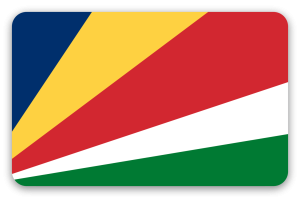 Seychelles - pegatina para tarjeta