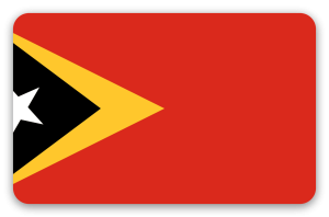 Timor Oriental - pegatina para tarjeta