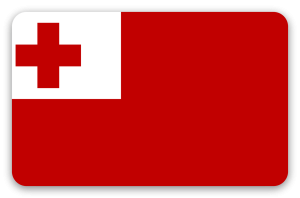 Tonga - pegatina para tarjeta