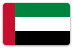 Emiratos Árabes Unidos - pegatina para tarjeta