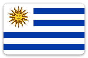 Uruguay - pegatina para tarjeta
