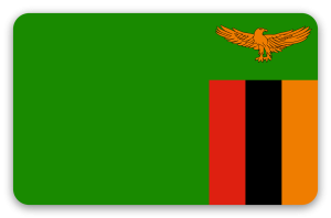 Zambia - pegatina para tarjeta
