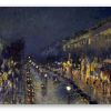 Boulevard Montmartre de noche