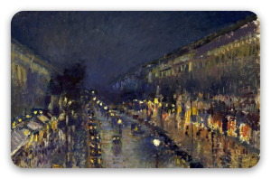 Boulevard Montmartre de noche