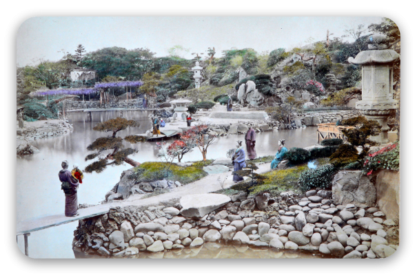 Jardin japones hacia 1890