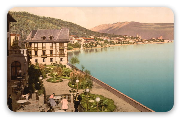 El lago de Garda hacia 1900