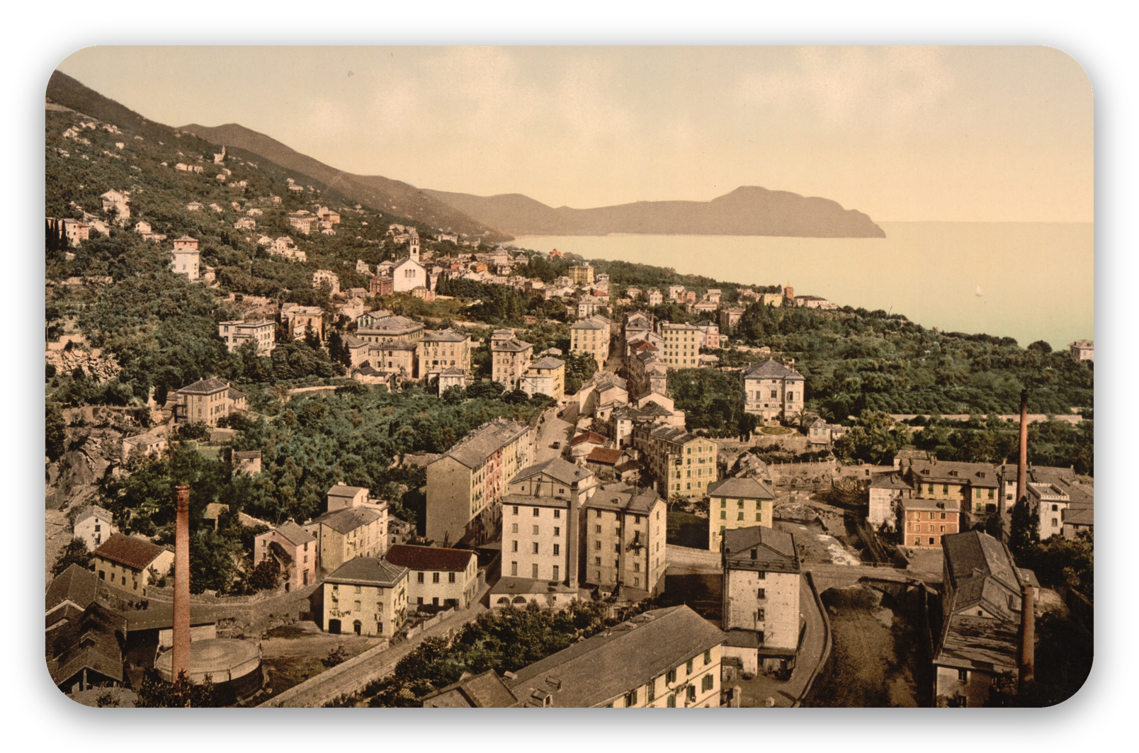 Génova hacia 1900