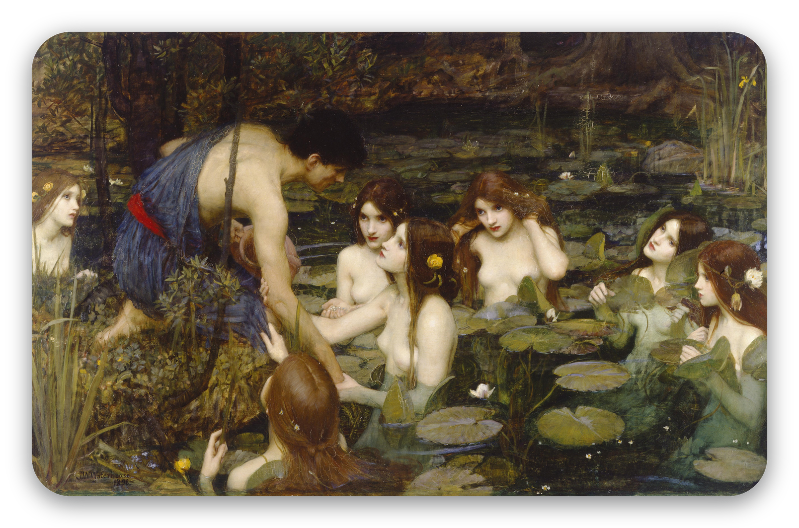 Hilas y las ninfas