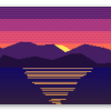 Atardecer pixel